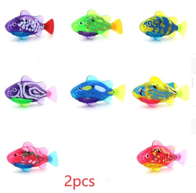 SwimBuddies™ Robotic Fish Toy – USB Rechargeable, Interactive Swimming Fun for Cats & Dogs