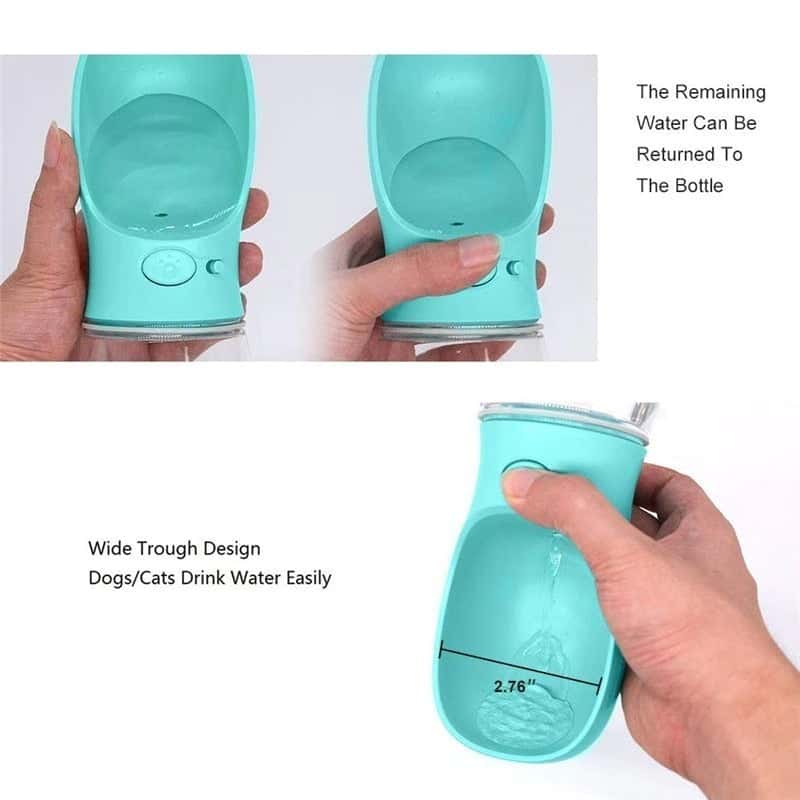 350 550ML Portable Pet Dog Water Bottle For Small Large Dogs Travel Puppy Cat Drinking Bowl Bull Dog Water Dispenser Feeder - Store The Bark | Get The Meow