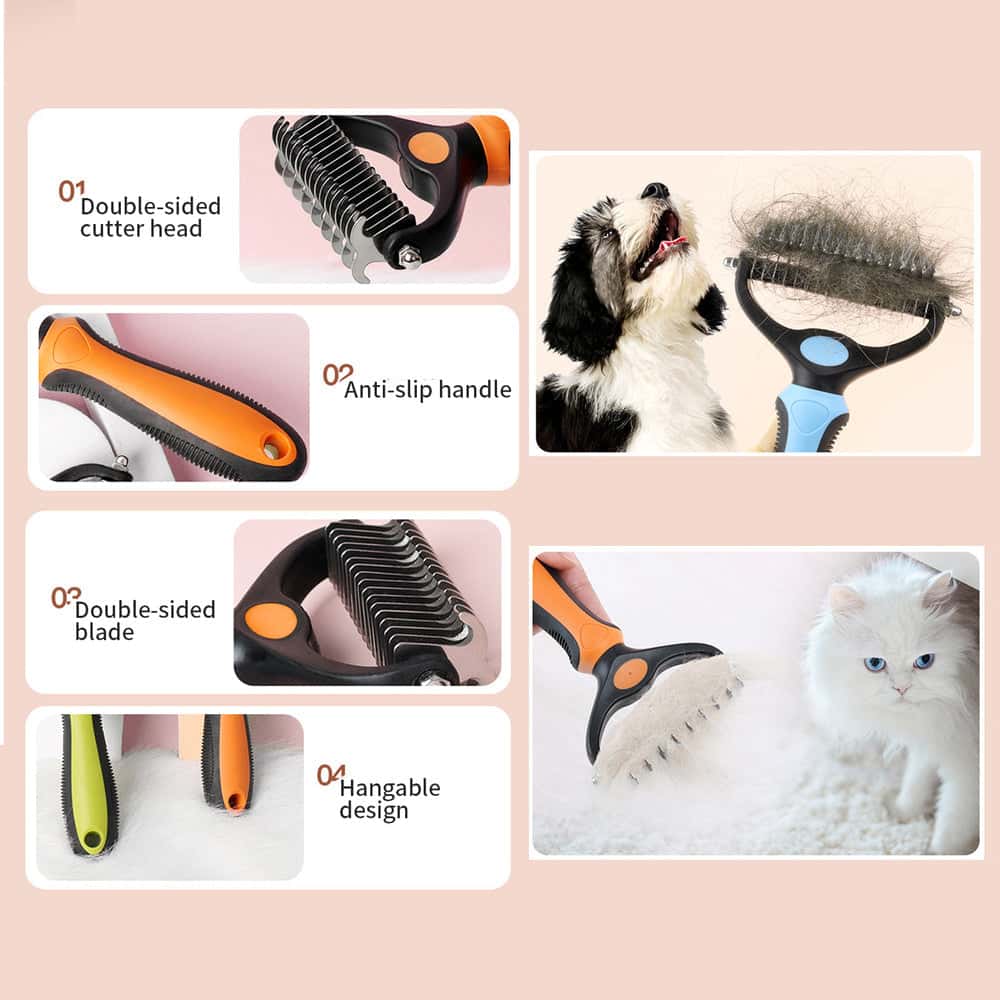 Pet Grooming Brush Perfect for Dogs and Cats. - Store The Bark | Get The Meow