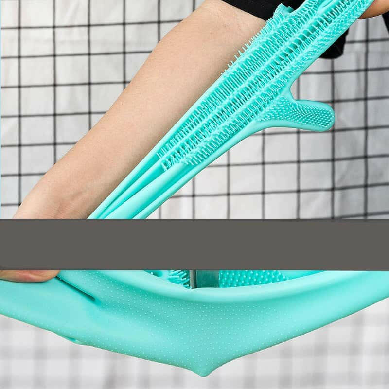 Comfortable and Good Quality Grooming and Scrubbing Brush Gloves - Store The Bark | Get The Meow