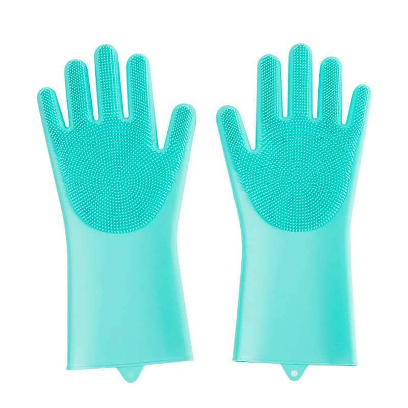 Comfortable and Good Quality Grooming and Scrubbing Brush Gloves - Store The Bark | Get The Meow