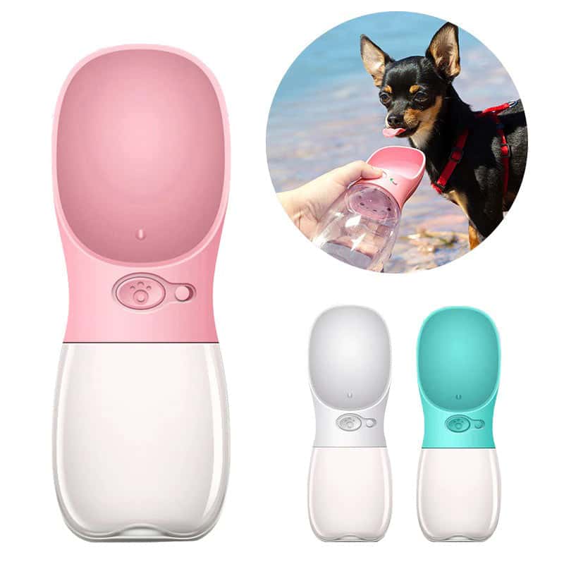 350 550ML Portable Pet Dog Water Bottle For Small Large Dogs Travel Puppy Cat Drinking Bowl Bull Dog Water Dispenser Feeder - Store The Bark | Get The Meow